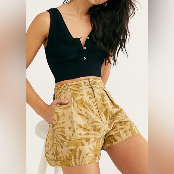 Free People Saturday Morning Crop in Black New with Tags - Picture 1 of 7